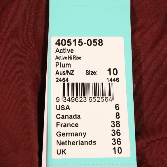 NWT Seafolly X Revolve Active High Rise Bottom in Plum - Picture 16 of 16